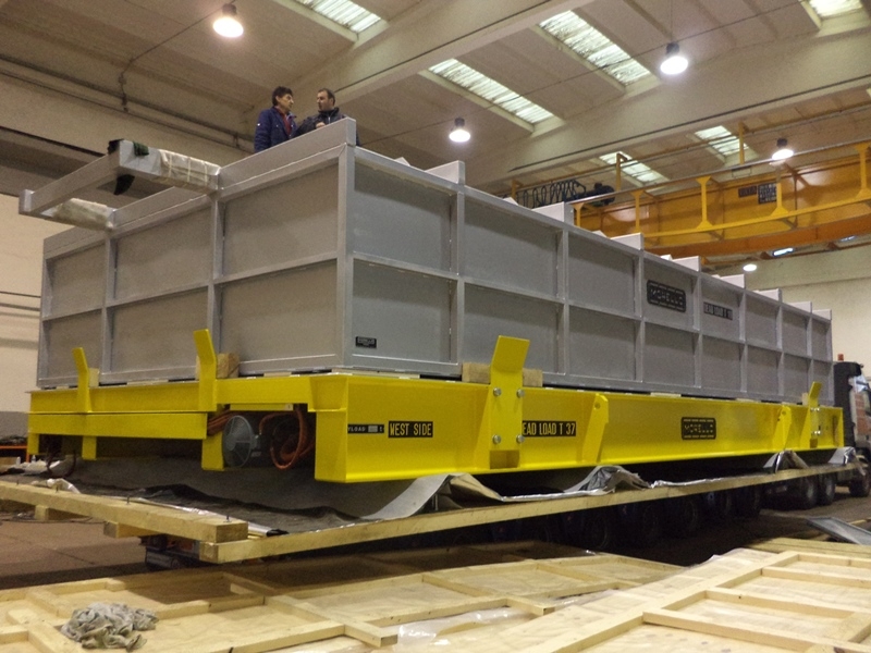 100 T - HIGH TEMPERATURE TRANSFER CAR WITH THERMAL INSULATION - SBR 4R 100 T - HIGH TEMPERATURE TRANSFER CAR WITH THERMAL INSULATION - SBR 4R