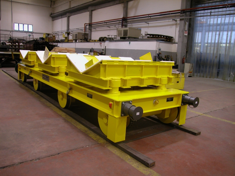 120 T - ELECTRIC RAIL CART FOR COILS - SBR 8R 120 T - ELECTRIC RAIL CART FOR COILS - SBR 8R