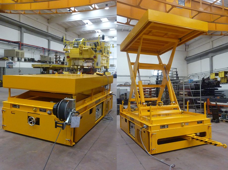 8 T - Electric Transporter with Lifting Platform – SGRI-E VSF 8 T - Electric Transporter with Lifting Platform – SGRI-E VSF