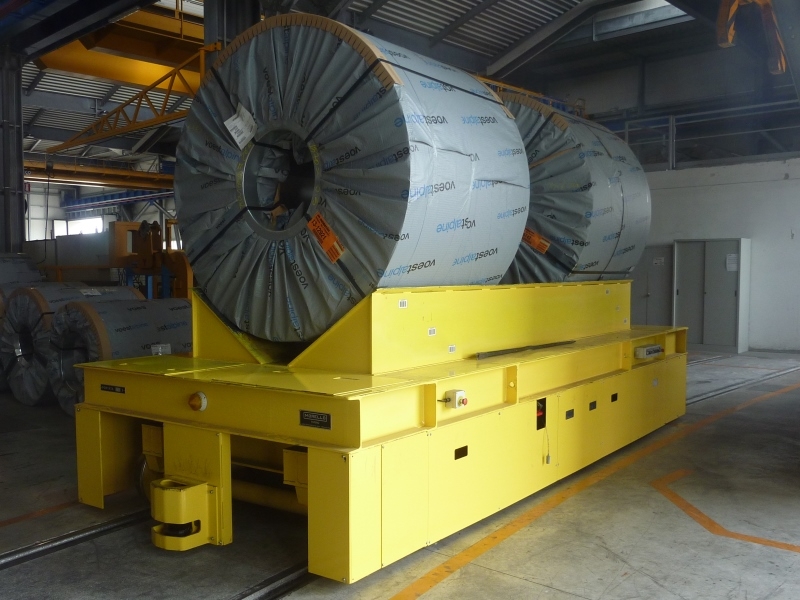 80 T - AUTOMATIC BATTERY TRANSFER CAR COIL HANDLER - SBA 4R 80 T - AUTOMATIC BATTERY TRANSFER CAR COIL HANDLER - SBA 4R