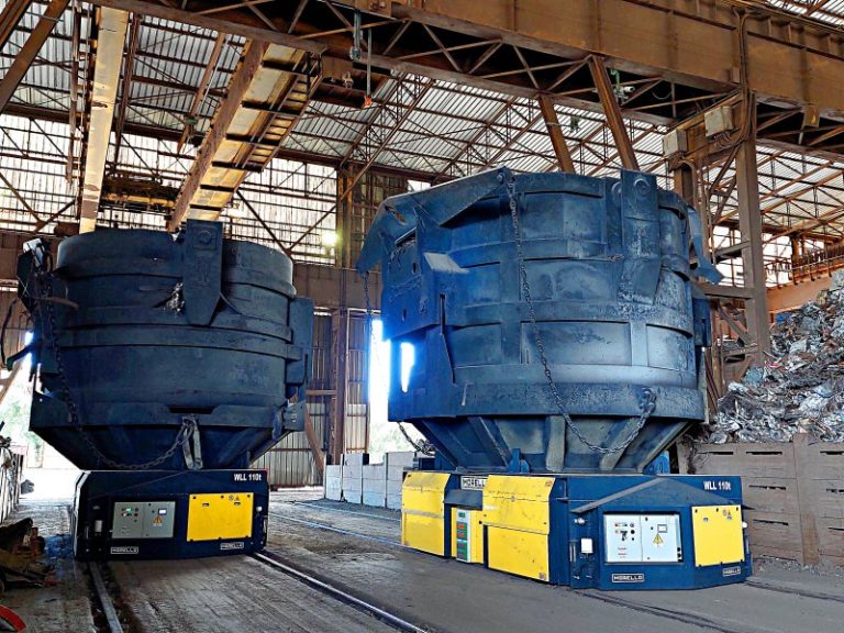 110 T - BATTERY POWERED SCRAPS BUCKET TRANSFER CAR - SBA 110-2