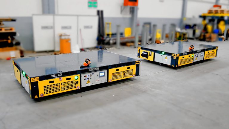 Synchronized Modular Transporters For Locomotive Transport – 40 T + 40 T