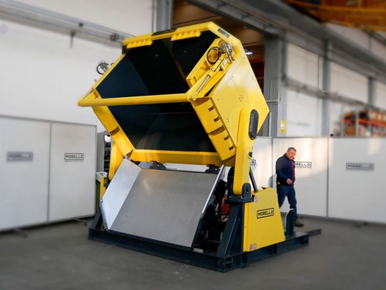 12 T - HEAVY DUTY STEEL DUMPSTER TILTER - 135°